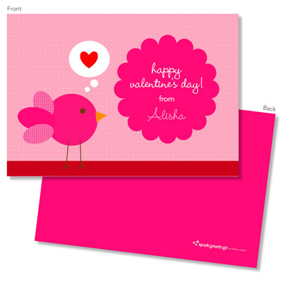 Spark & Spark Valentine's Day Exchange Cards - I Am Thinking Of Love Spark & Spark Valentine's Day Exchange Cards - I Am Thinking Of Love